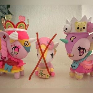 Harajuku & Spa day series Tokidoki Unicornos akemi,  teddy queen & green tea